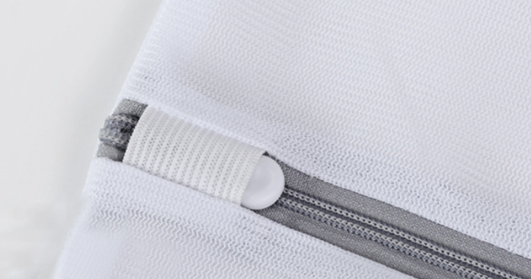 Thick Zipper Laundry Bags - Gray Mesh for Lingerie